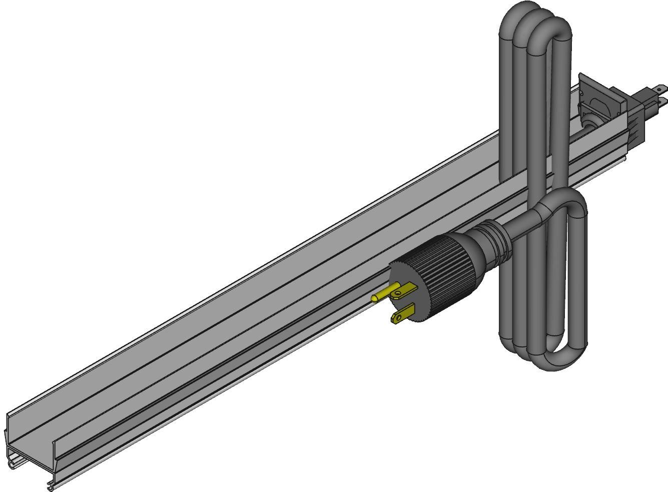 Hammond Manufacturing-1589H18G1 配电装置 PDU Basic/Switched 125V 20A Vertical Rack Mount