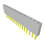 Conn Socket Strip SKT 16 POS 2.54mm Solder ST Top Entry Thru-Hole Bulk