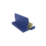 Clincher™ Flex Connectors, Receptacle Assembly, Single Row, 8 Positions, 2.54mm (.100in) Pitch