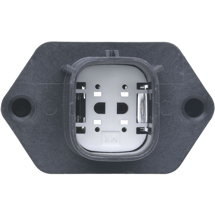 Molex-0194290035 Gaine de câblage de raccordement discret Conn Housing PL 4Power POS 5.84mm Crimp ST Cable Mount Black MX150L™ Bag