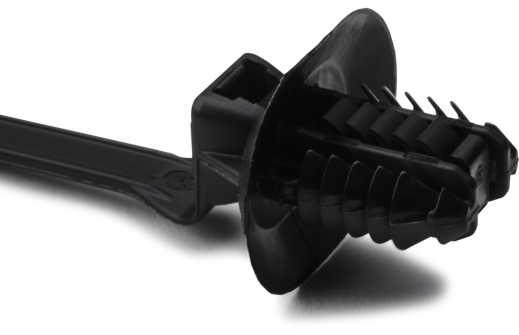 HellermannTyton-157-00142 Kabelbinder Cable Ties, Cable Tie Polyamide 6/6 Black 50mm 225N Bag