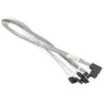Cable Assembly SATA 0.55m/0.55m/0.55m/0.55m Mini-SAS to 4(SATA)/Power M-M