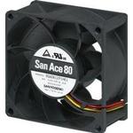 SANYO DENKI-9GA0824P1H61 Sopladores y ventiladores DC Fan Axial Ball Bearing 24V 20.4V to 27.6V 79.4CFM 55dB 80 X 80 X 38mm