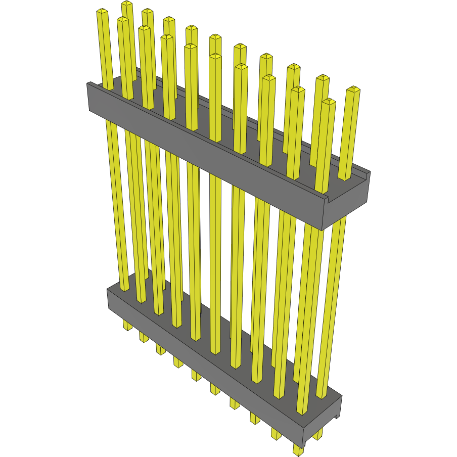 Samtec-DW-10-19-F-D-970 Steckverbinderleisten und Leiterplattenbuchsen Conn Board Stacker HDR 20 POS 2.54mm Solder ST Top Entry Thru-Hole Bulk