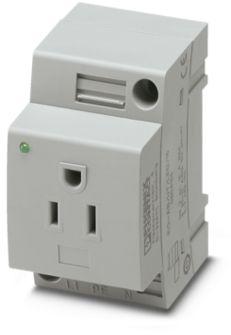 PHOENIX CONTACT-0804155 Steckverbinder Conn Power SKT 3 POS Screw DIN Rail 3 Terminal 1 Port