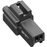 Conn Housing PL 2 POS Crimp ST Cable Mount Light Gray