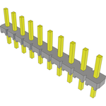 Conn Unshrouded Header HDR 10 POS 2.54mm Solder ST Top Entry Thru-Hole Bulk