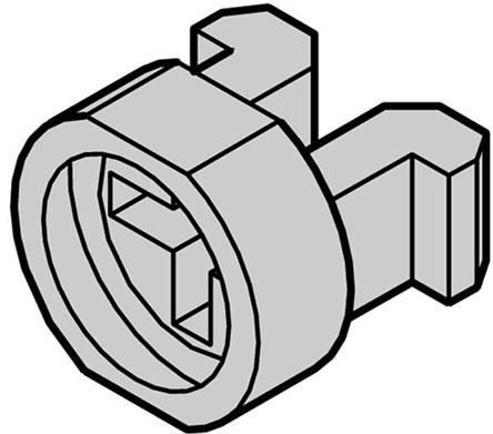 Schroff GmbH-21100591 null Sleeves for M2.5, Plastic, Black