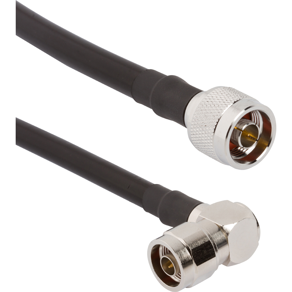 Amphenol RF-095-909-187M050 Kabelbaugruppen Koaxial Cable Assembly LMR-400 0.5m Type N to Type N PL-PL Bag