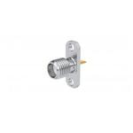 Radiall-R125453001W RF-Steckverbinder Conn SMA 0Hz to 18GHz 50Ohm Solder ST Panel Mount RCP Gold Over Nickel