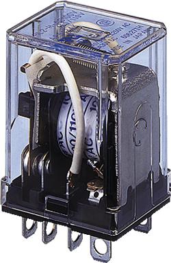 Panasonic-HL2-H-AC24V-F Power Relays Power Relay 24VAC 10A DPDT(20.8mm 27.2mm 41.75mm) Socket