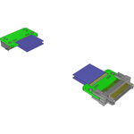 Samtec-ERCD-020-12.00-TBR-TEU-1-N Kabelbaugruppen Koaxial Coaxial Ribbon Cable Assembly