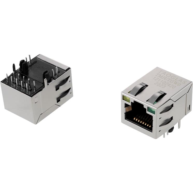taoglas-TMJUTGW0121102420 Steckverbinder, Telefon und Telekommunikation Connector Jack 1 Port 1G BASE-T