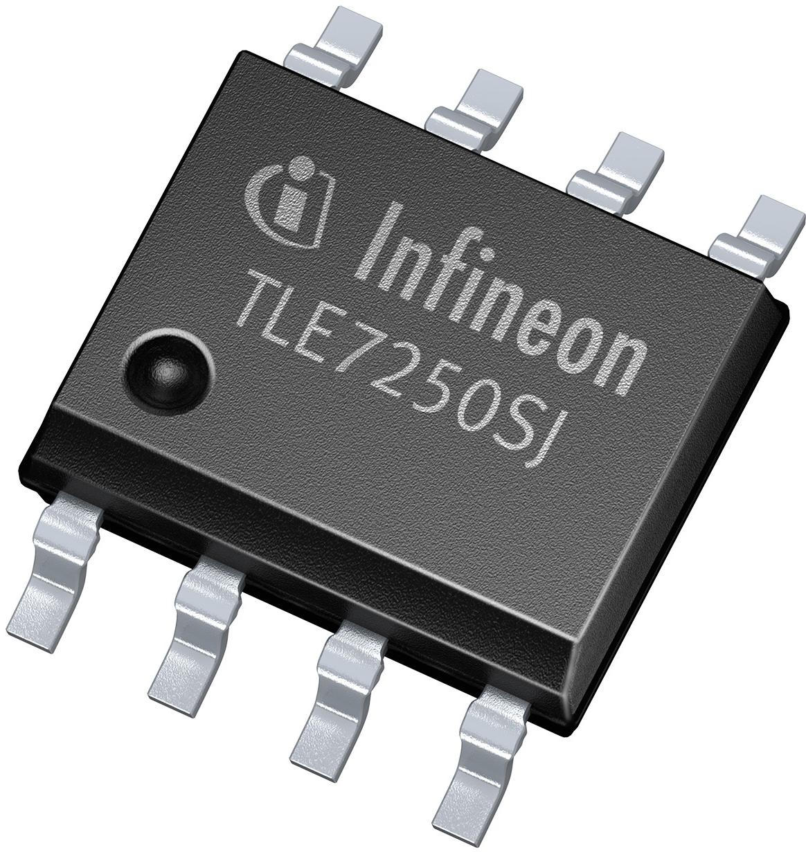Infineon Technologies AG-TLE7250SJXUMA1 CAN (Controller Area Network) CAN 2Mbps Power Down 5V Automotive AEC-Q100 8-Pin DSO T/R