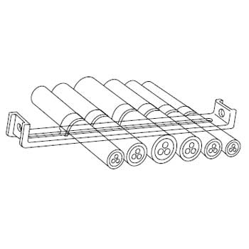 ABB Installation Products, Inc-J 860 9 Mounting Brackets STEEL BRACKET