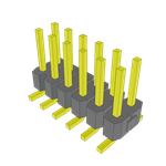 Conn Unshrouded Header HDR 12 POS 2.54mm Solder ST Top Entry SMD Tube