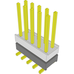 Conn Board Stacker HDR 10 POS 2.54mm Solder ST Top Entry SMD Tube