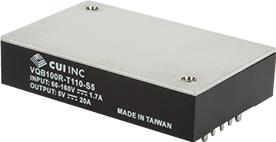 CUI Inc-VQB100R-T110-S5 DC to DC Converter and Switching Regulator Module Module DC-DC 110VIN 1-OUT 5V 20A 100W 8-Pin Quarter-Brick