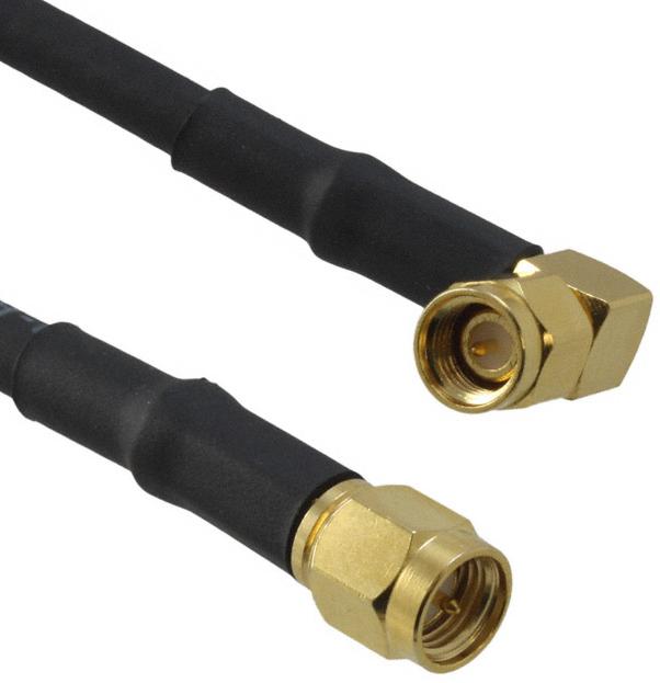 Amphenol RF-095-902-480M025 Cable Assembly Coaxial Cable Assembly LMR-240 0.25m SMA to SMA M-M Bag