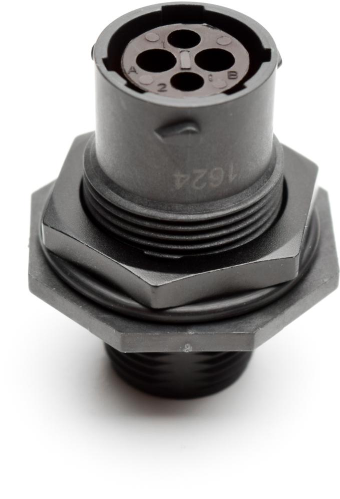 Amphenol-RTS710N2S03 圆形连接器 Conn Circular SKT 4 POS Crimp ST Jam Nut 4 Terminal 1 Port