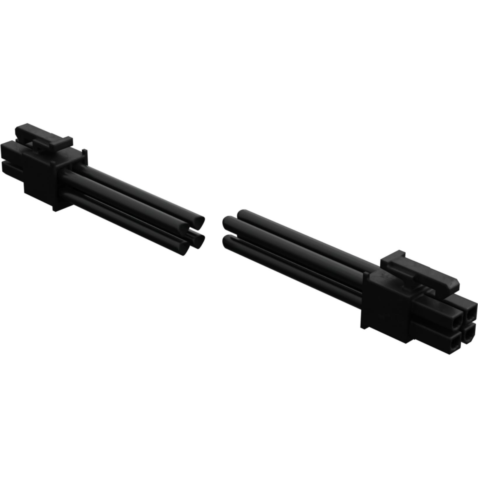 Molex-2240941042 Montajes de cables, otros Cable Assembly UL 1015 0.15m 16AWG Wire to Board to Wire to Board 4 to 4 POS F-F Crimp-Crimp Bag