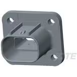 TE Connectivity-2103247-1 连接器配件 Connector Accessories Housing Straight Plastic Orange Tin Package