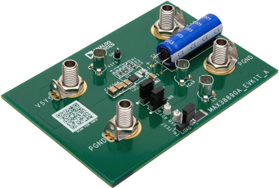 Analog Devices-MAX38890AEVKIT# Energiemanagement, Entwicklungsplatinen und -kits MAX38890 DC to DC Converter and Switching Regulator Chip 2.5V to 5.5V Output Evaluation Kit