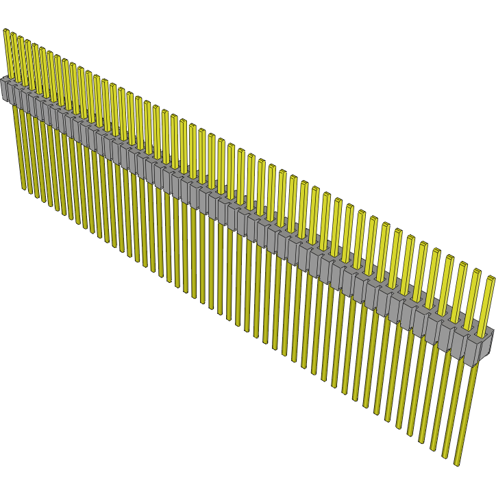 Samtec-HMTMS-150-60-S-S-230 Connector Headers and PCB Receptacles Conn Unshrouded Header HDR 50 POS 1.27mm Solder ST Top Entry Thru-Hole Tube