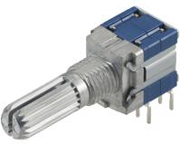 ALPS ALPINE CO., LTD-SRBM131400 Switch Rotary Switch Rotary DP3T 3 18-Tooth Serration Shaft PC Pins 0.1A 16VDC