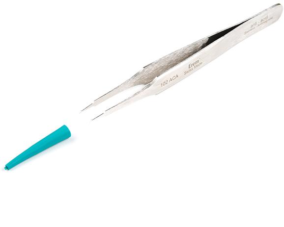 SparkFun Electronics-TOL-14224 null SMD Tweezer Tool 45 Degree Angle, Used with Vertical Applications of SMD ICs