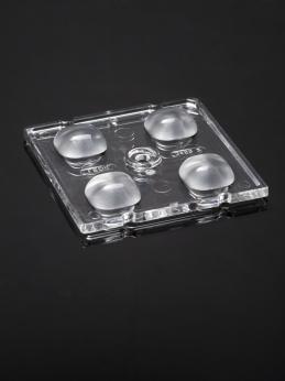 LEDIL OY-C13499_STRADA-2X2-CY Optische Linsen Square Optical Lens Clear PMMA Screw/Pin Box