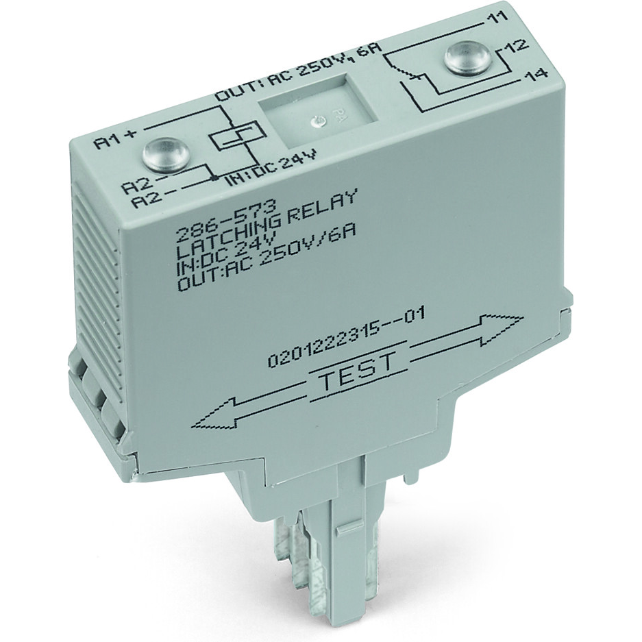 WAGO-286-573 Relè elettromeccanico Electromechanical Relay 24VDC 6A SPDT(17x52x82.5)mm Relay Module