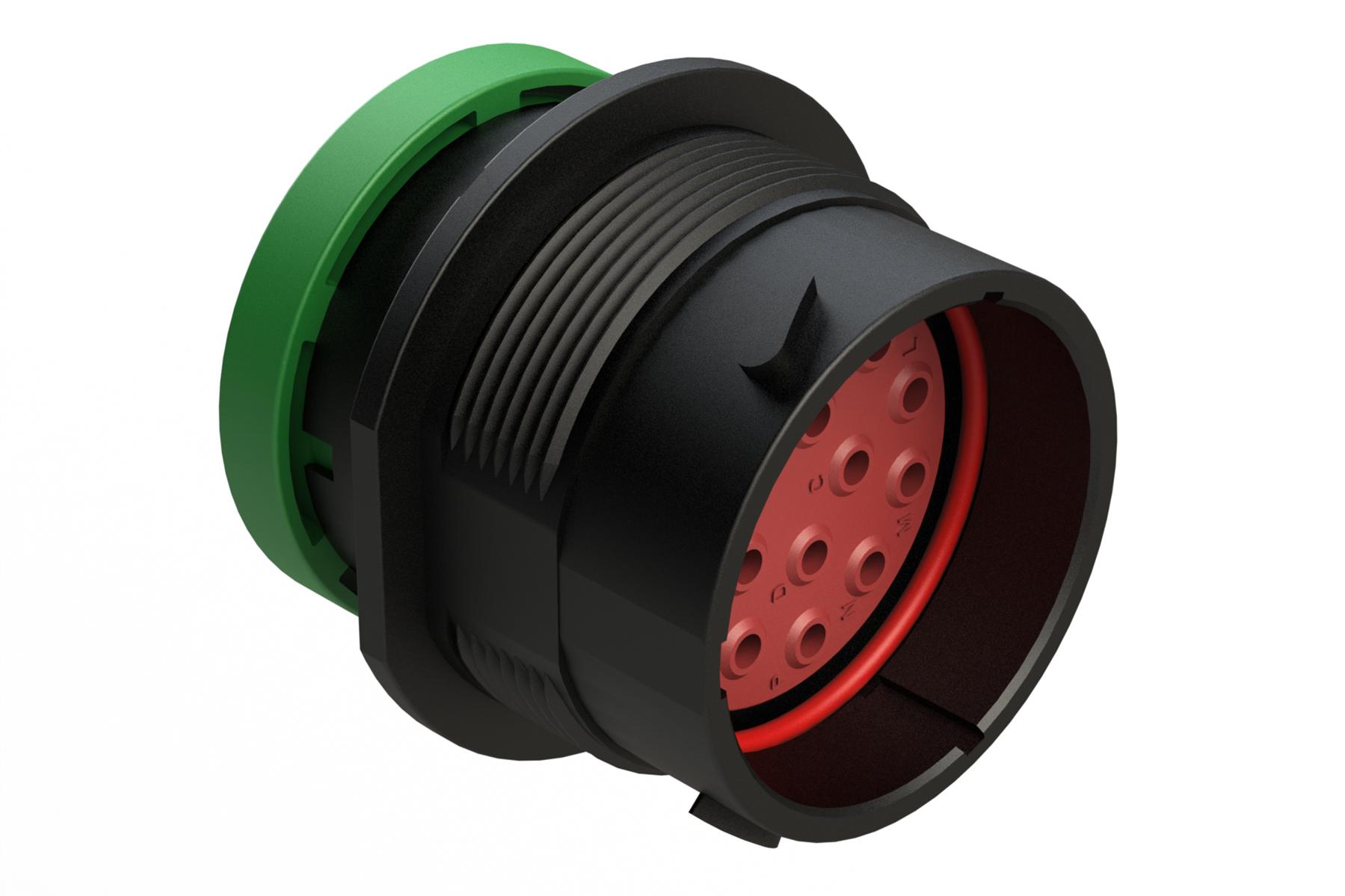 Amphenol-AHDP04-24-16PN-BRA Connettore circolare Conn Circular PIN 16 POS ST Panel Mount 16 Terminal 1 Port Box