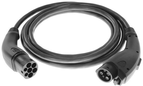 HARTING-08914090202A0 Cable Assembly AC Power Cable Assembly 5m Power Charger to Power Charger 3Power/2Signal POS F-M Crimp-Crimp 10AWG/21AWG