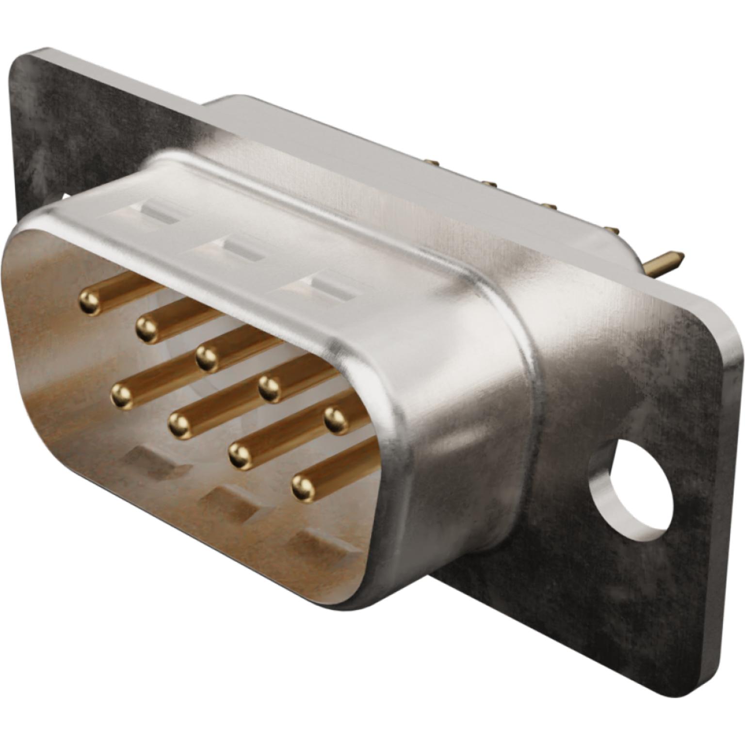 Molex-1727040074 Raccordement D ultra-miniaturisé Conn D-Sub M 9 POS 2.84mm Solder ST Thru-Hole 9 Terminal 1 Port Carton