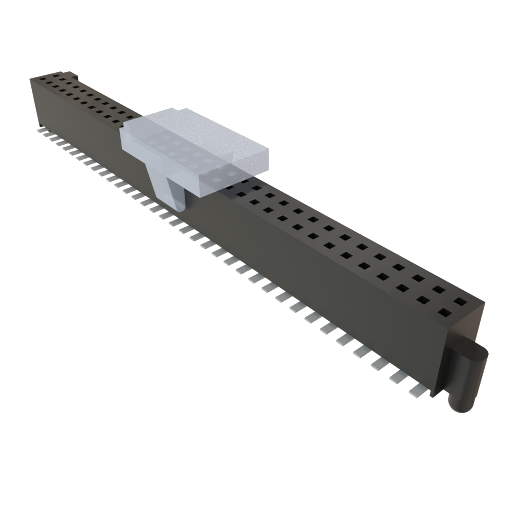Samtec-SFM-135-02-S-D-A-P-TR Piastre connettori e prese PCB Conn Socket Strip SKT 70 POS 1.27mm Solder ST Top Entry SMD TIGER EYE™ T/R