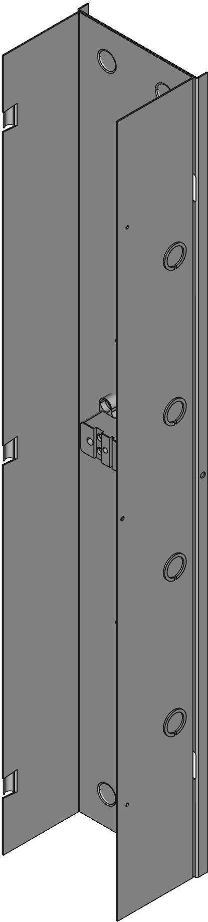 Hammond Manufacturing-CST373 Kästen, Gehäuse und Gestelle Splitter Troughs NEMA 1