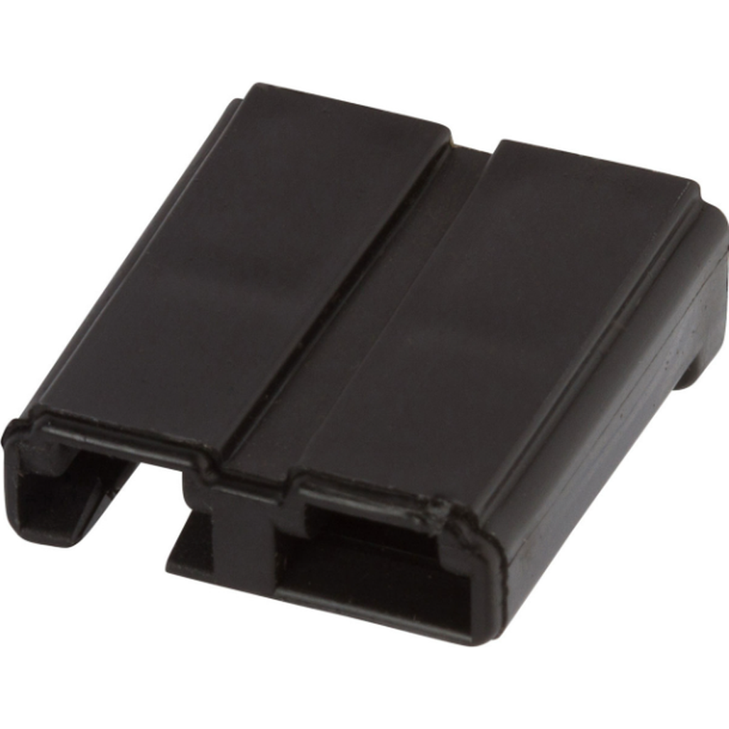 Delphi-2977647 Einzeladersteckverbinder, Gehäuse Conn Housing F 2 POS Crimp ST Cable Mount Black