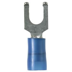 Panduit-PN14-8FF-C Terminales del conductor Fork Terminal 14-18AWG Copper Blue 21.8mm Tin Bottle