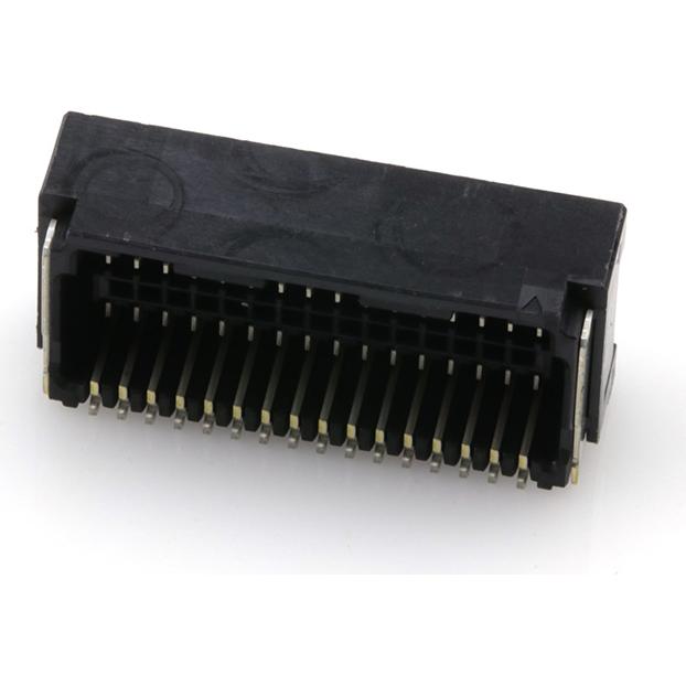 Molex-5054483271 连接器插头及 PCB 插座 Conn Shrouded Header (4 Sides) HDR 32 POS 1.25mm Solder RA Side Entry SMD Micro-Lock Plus T/R