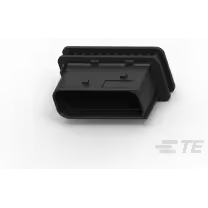 TE Connectivity-2112303-1 Accessori per connettori Connector Accessories Protection Cap Straight Glass Filled Polybutylene Terephthalate Black Box