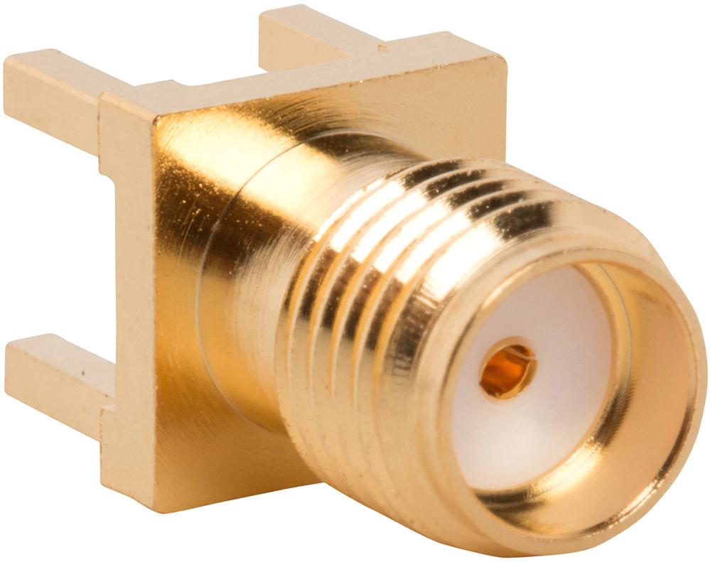 Amphenol RF-132134 射频连接器 Conn SMA 0Hz to 18GHz 50Ohm Solder ST Thru-Hole RCP Gold