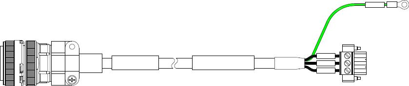 SANYO DENKI-MEXTK14JN10FT Cable Assembly DC Power Motor Power Cable, 10 ft
