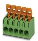 PHOENIX CONTACT-1770487 连接器接线板 Conn PC Terminal Block 4 POS 10mm Solder RA Thru-Hole 76A Cardboard