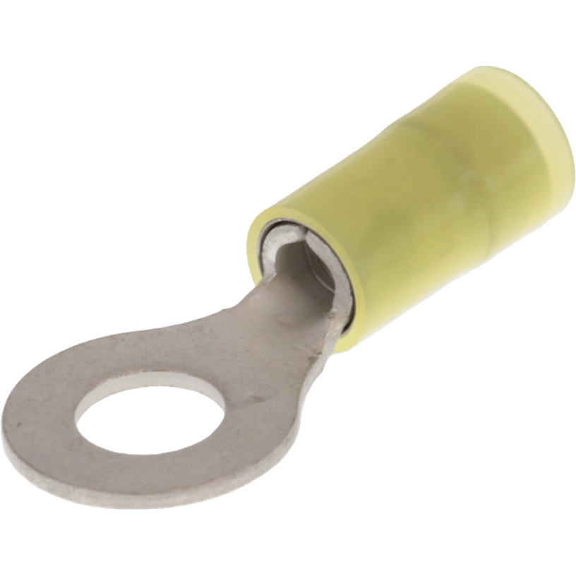 Molex-19073-0188 Steckverbinderanschlüsse Ring Tongue Terminal 10-12AWG Copper Yellow 31.95mm Tin Avikrimp™ Carton