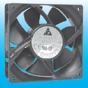 Delta Electronics-AFB1212LE-C Souffleurs et ventilateurs DC Fan Axial Ball Bearing 12V 6V to 12.8V 71.27CFM 32.5dB 120 X 120 X 38mm