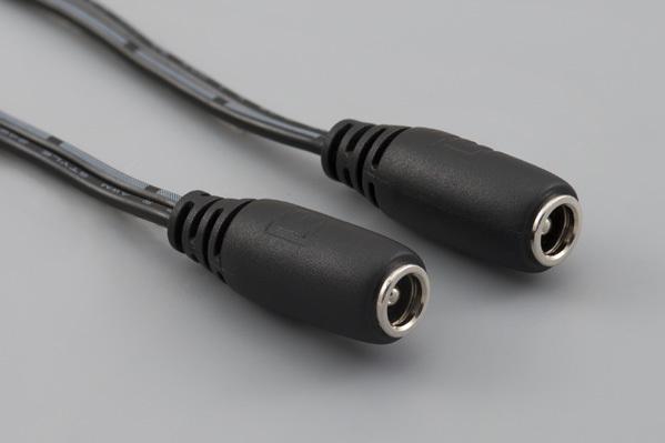 Tensility International-10-02577 Cable Assembly DC Power Cable Assembly DC Power 1.83m DC Power Jack to DC Power Jack 2 to 2POS RCP-RCP 18AWG