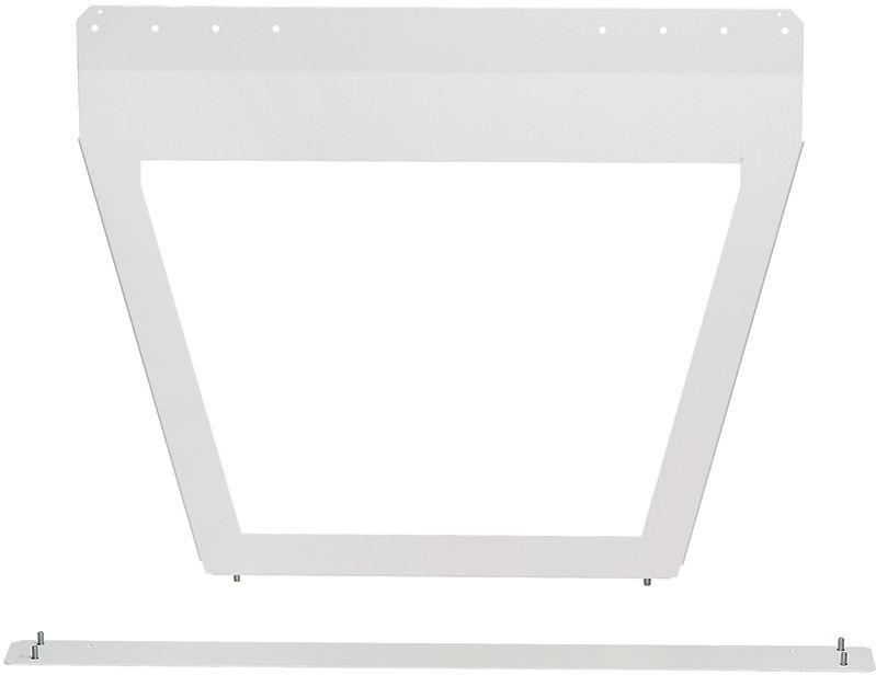 Panduit-CUSRVWA06W1 null Vertical Wall Adapter, Steel, White, 500mm Product Length, 596.8mm Product Height