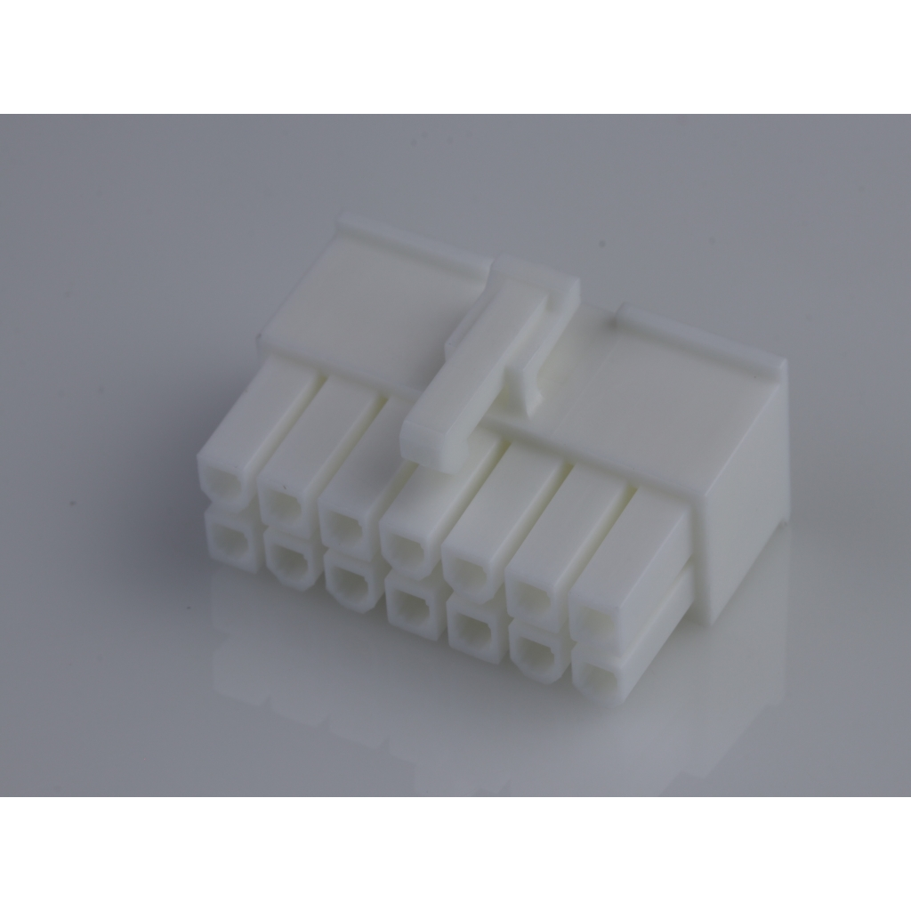 Molex-0039012145 Einzeladersteckverbinder, Gehäuse Conn Housing RCP 14 POS 4.2mm Crimp ST Cable Mount Natural Mini-Fit Jr™ Bag