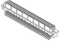 Molex-85052-0593 Steckverbinder, Mutterplatine Conn DIN 41612 F 48 POS 2.54mm Solder RA Thru-Hole Tray